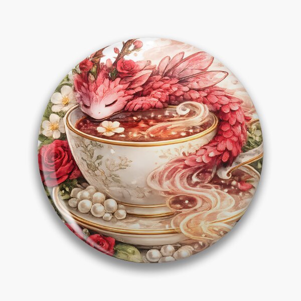 Item preview, Rose Tea Dragon designed and sold by KJ Frost.