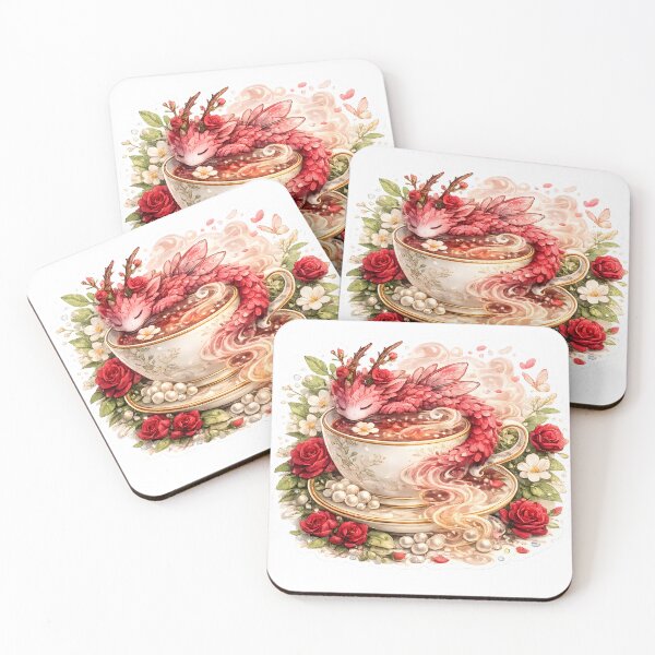 Item preview, Rose Tea Dragon designed and sold by KJ Frost.