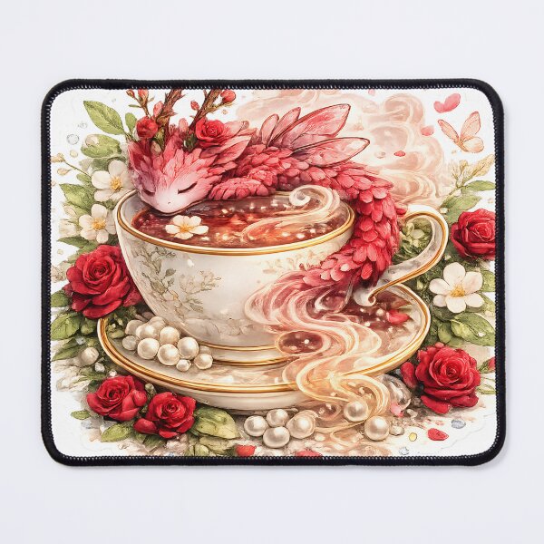 Item preview, Rose Tea Dragon designed and sold by KJ Frost.