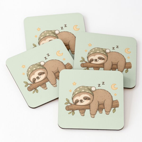 Item preview, Cute Sleepy Sloth designed and sold by MellowMunchkins.