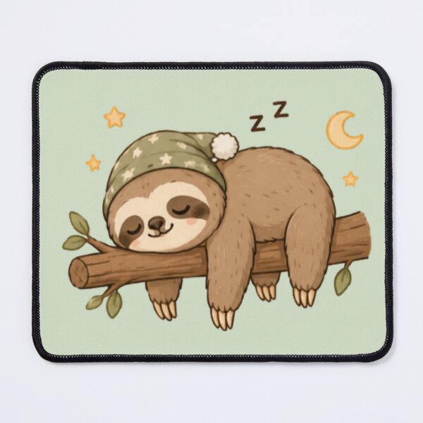Item preview, Cute Sleepy Sloth designed and sold by MellowMunchkins.
