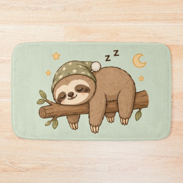 Item preview, Cute Sleepy Sloth designed and sold by MellowMunchkins.