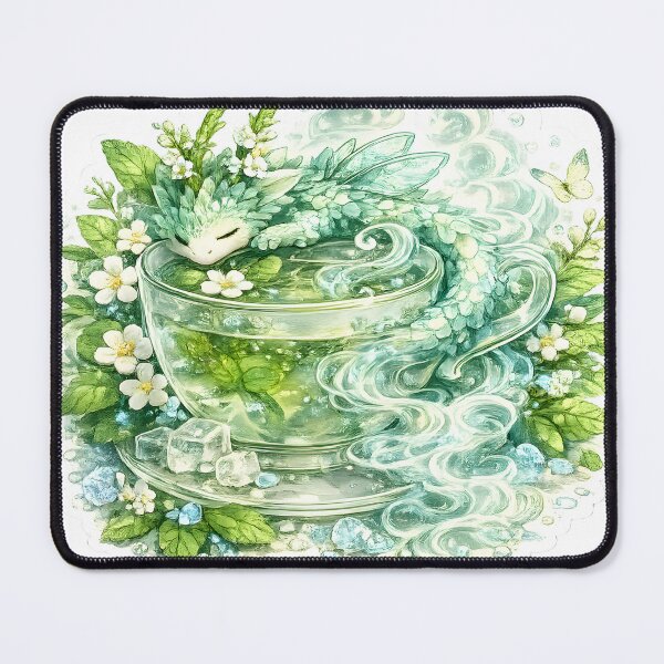 Item preview, Mint Tea Dragon designed and sold by KJ Frost.