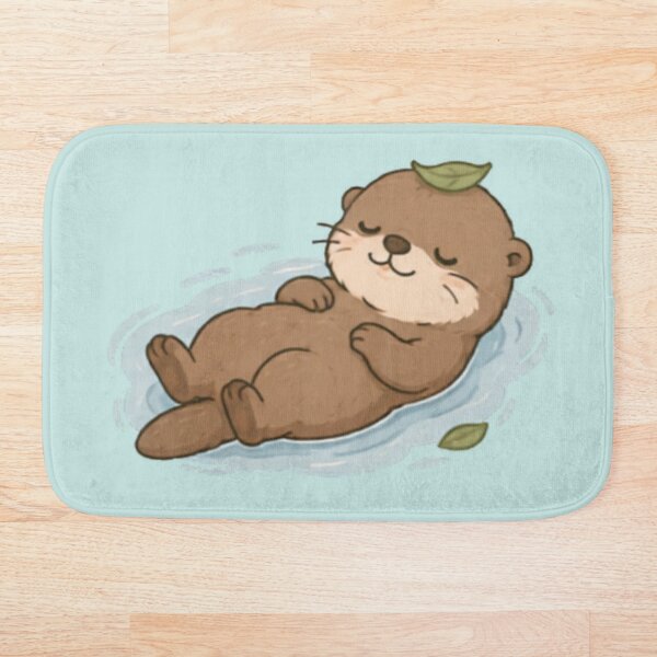 Item preview, Cute Floating Otter designed and sold by MellowMunchkins.