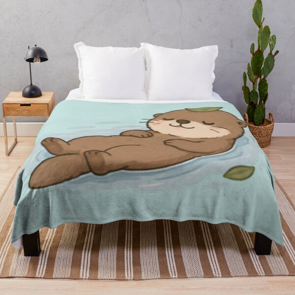 Item preview, Cute Floating Otter designed and sold by MellowMunchkins.