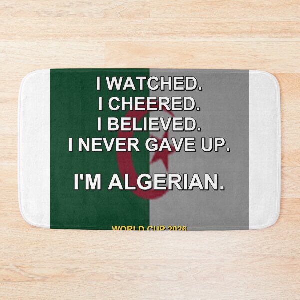 Item preview, I'm Algerian. World Cup 2026 National Fan Design designed and sold by ariksworld.