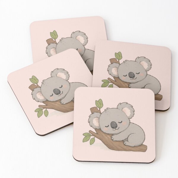 Aperçu de l'œuvre Koala mignon et endormi créée et vendue par MellowMunchkins.