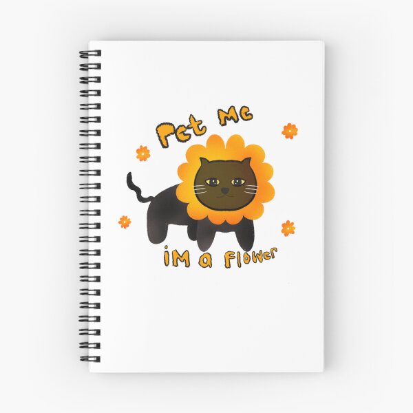 Item preview, Pet Me I Am A Flower Cute Black Cat Art designed and sold by Verasionart.