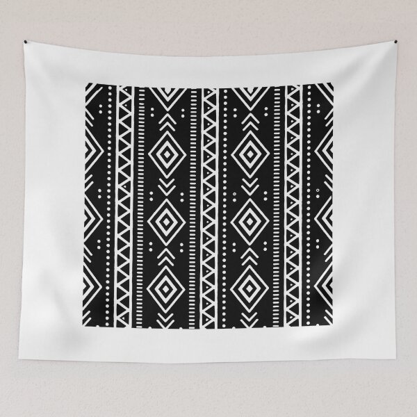 Item preview, African Mudcloth Tribal Geometric Pattern designed and sold by SavannaCanvas.