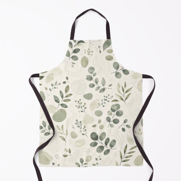 Item preview, Soothing Biophilic Nature Pattern – Calm Zen Eucalyptus & Pebbles designed and sold by OpenDreamArts.