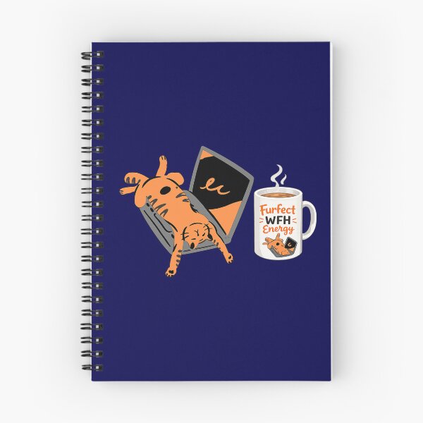 Item preview, Furfect WFH Energy Funny Cat Sitting On Laptop Work From Home Cat Humor Gift designed and sold by SHREE ART STUDIO.