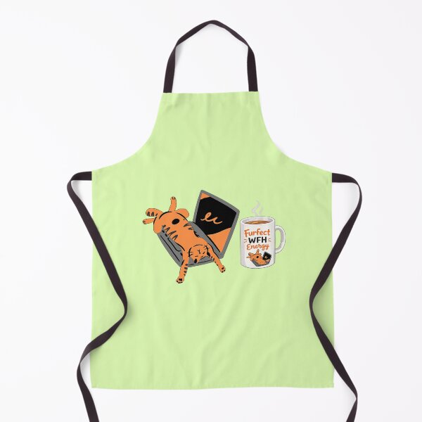 Item preview, Furfect WFH Energy Funny Cat Sitting On Laptop Work From Home Cat Humor Gift designed and sold by SHREE ART STUDIO.