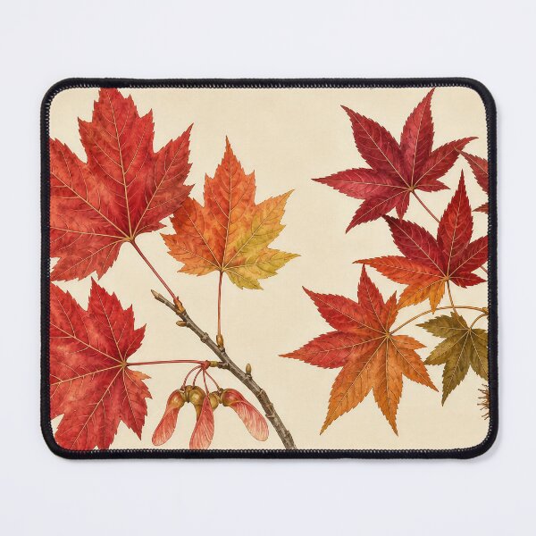 Item preview, Autumn Foliage Botanical Study Illustration designed and sold by NuvoraNest.