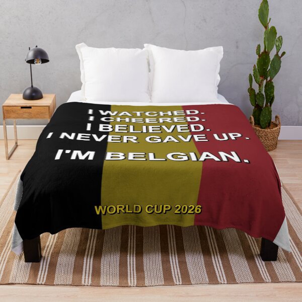 Item preview, I'm Belgian. World Cup 2026 National Fan Design designed and sold by ariksworld.