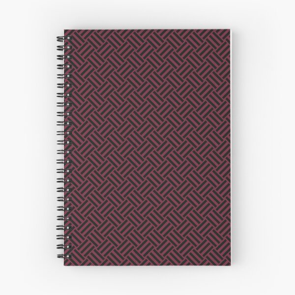 Item preview, Burgundy and Black basket weave designed and sold by pattern-archive.