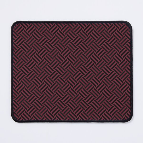 Item preview, Burgundy and Black basket weave designed and sold by pattern-archive.