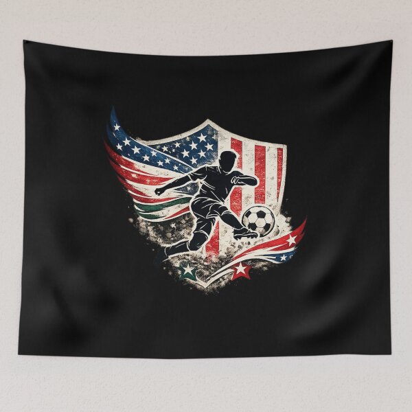 Item preview, American Soccer Fan Gift Vintage designed and sold by Corvoria.