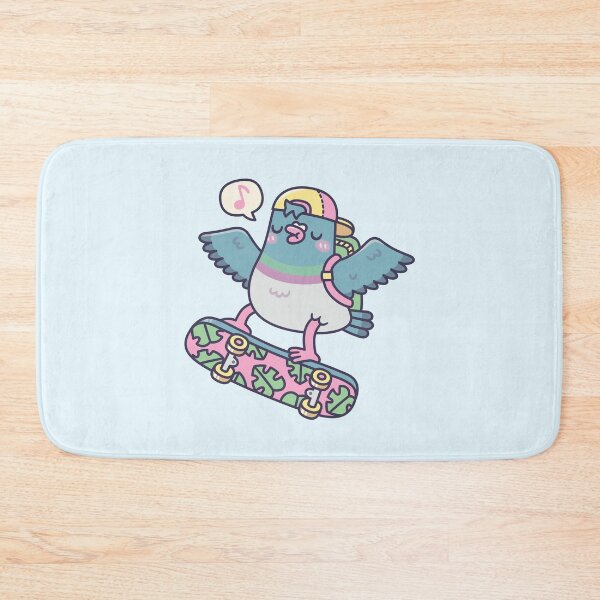 Item preview, Funny Skateboarding Pigeon designed and sold by rustydoodle.
