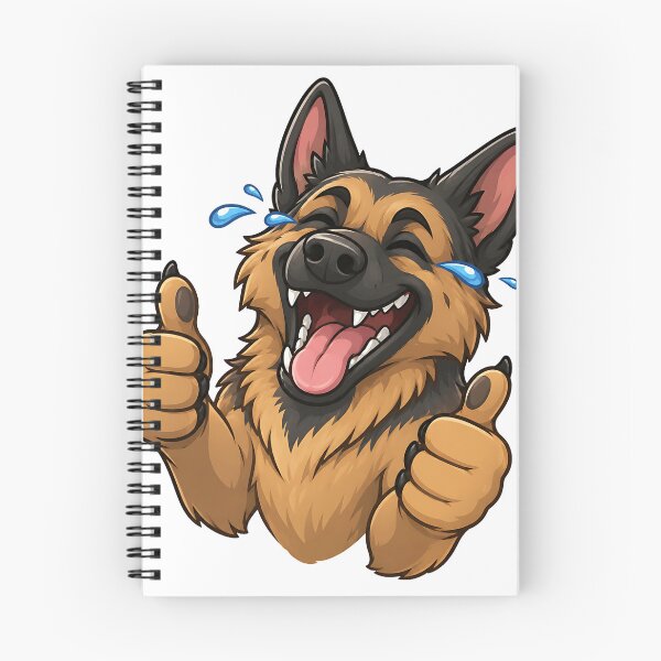 Item preview, Funny Thumbs Up German Shepherd Laughing  designed and sold by Jaideep Walia.