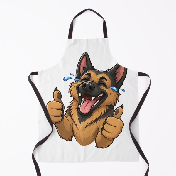 Item preview, Funny Thumbs Up German Shepherd Laughing designed and sold by Jaideep Walia.