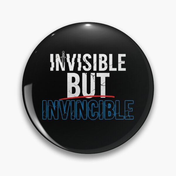 Item preview, Invisible but Invincible Endometriosis Tee designed and sold by Hanno0.