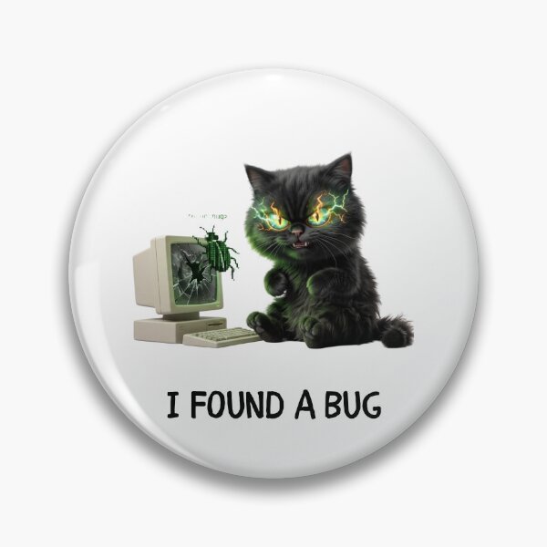 Item preview, Funny Programmer Gift I Found A Bug Cat Developer Humor Shirt designed and sold by Dev Mode.