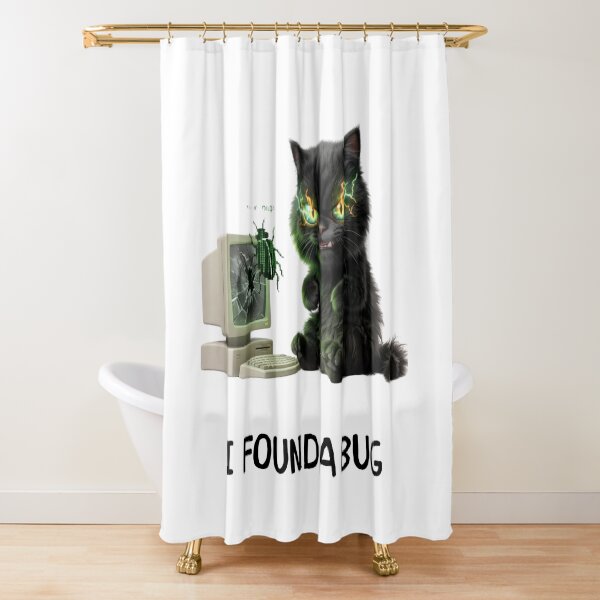 Item preview, Funny Programmer Gift I Found A Bug Cat Developer Humor Shirt designed and sold by Dev Mode.