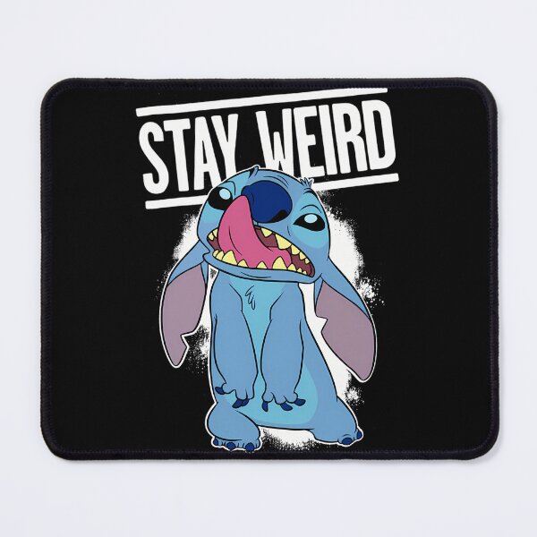 Item preview, Stay Weird Cute Blue Alien Licking designed and sold by dititipi.