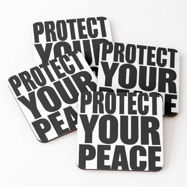 Item preview, Protect Your Peace Funny Mental Health Awareness Quote Desig designed and sold by MynameisJEFF.