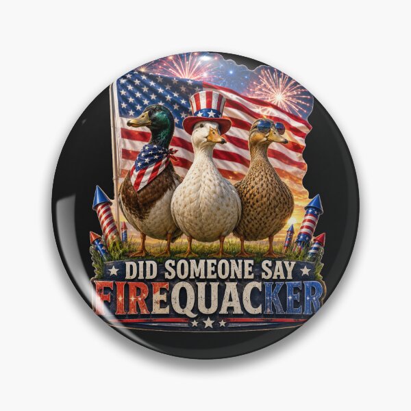 Item preview, Did Someone Say Firequacker Funny Patriotic Duck 4th of July Gift designed and sold by Nightarel.