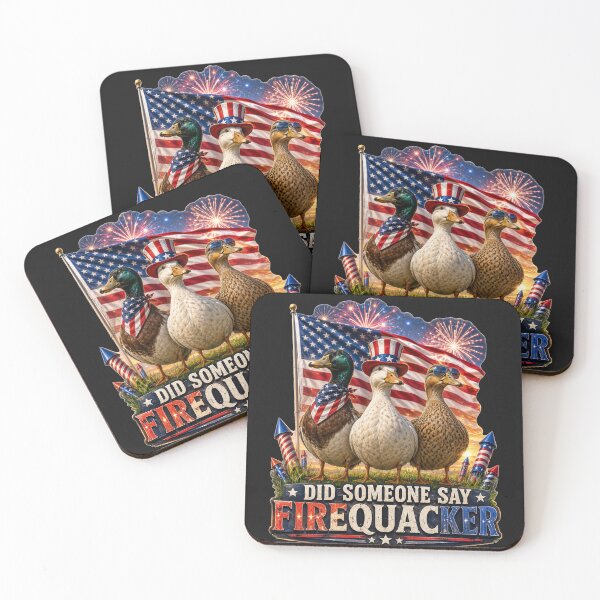 Item preview, Did Someone Say Firequacker Funny Patriotic Duck 4th of July Gift designed and sold by Nightarel.