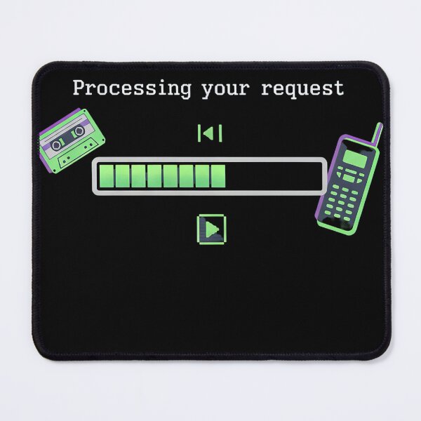 Item preview, Old School Tech Processing Your Request Programmer Developer Retro Computing Enthusiast #1951 designed and sold by pple-frame.