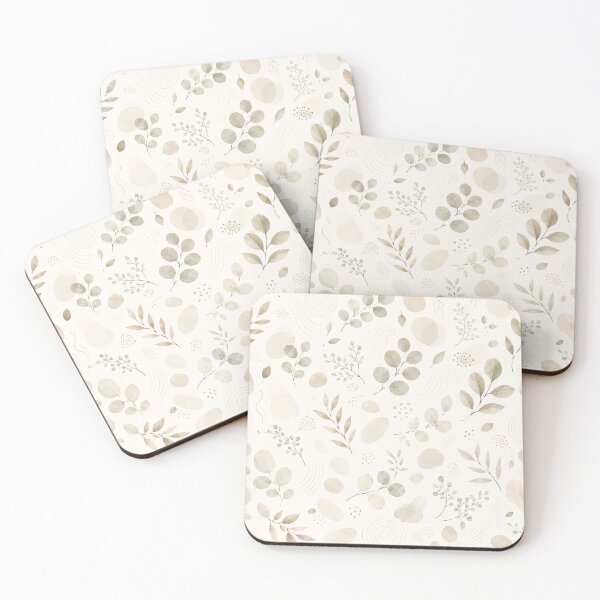Item preview, Modern Scandinavian Minimalist Botanical Pattern – Calm Wellness Spa Aesthetic designed and sold by OpenDreamArts.