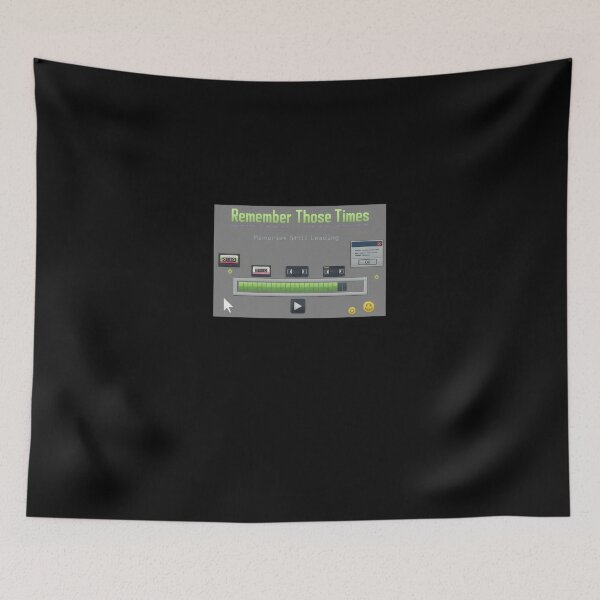 Item preview, Remember Those Times Memories Still Loading Retro Nostalgia Gamer Tech #3550 designed and sold by pple-frame.