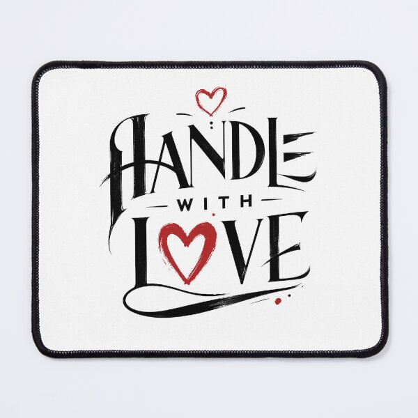 Item preview, Handle With Love | Bold Romantic Streetwear Typography Design designed and sold by Lovestickerco.