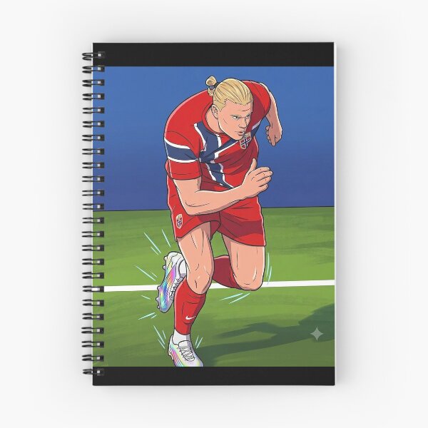 Item preview, Erling Haaland is listed at 6’4” and nearly 200 pounds anime designed and sold by DonetTrent.