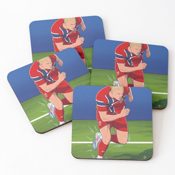 Item preview, Erling Haaland is listed at 6’4” and nearly 200 pounds anime designed and sold by DonetTrent.