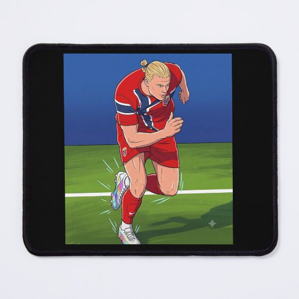 Item preview, Erling Haaland is listed at 6’4” and nearly 200 pounds anime designed and sold by DonetTrent.