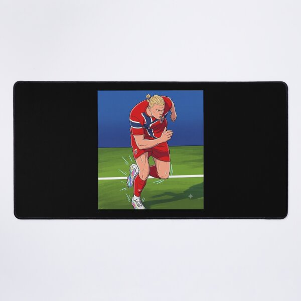 Item preview, Erling Haaland is listed at 6’4” and nearly 200 pounds anime designed and sold by DonetTrent.