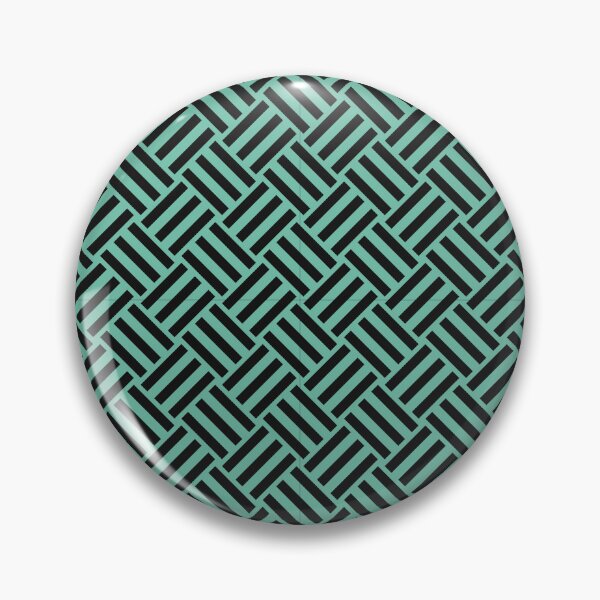 Item preview, Pastel Green and Black basket weave designed and sold by pattern-archive.
