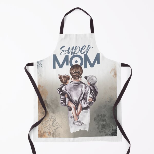 Item preview, Super Mom Watercolor Art with Kids designed and sold by Kirtikdesigns.