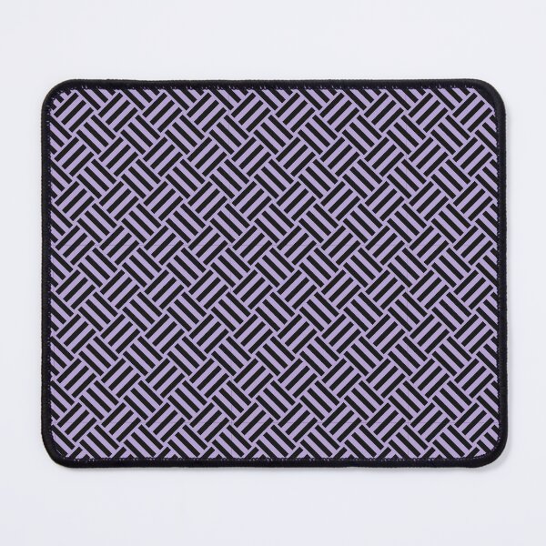 Item preview, Lilac and Black basket weave designed and sold by pattern-archive.