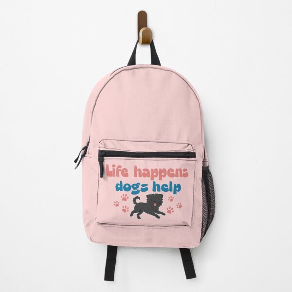 Item preview, Life Happens Dogs Help Funny Affenpinscher Dog Quote Design designed and sold by Colorfulman.