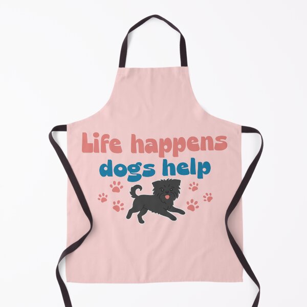 Item preview, Life Happens Dogs Help Funny Affenpinscher Dog Quote Design designed and sold by Colorfulman.