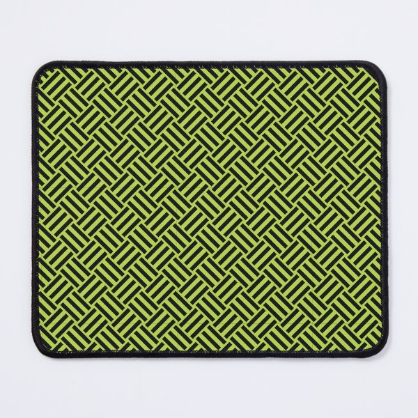 Item preview, Lime and Black basket weave designed and sold by pattern-archive.