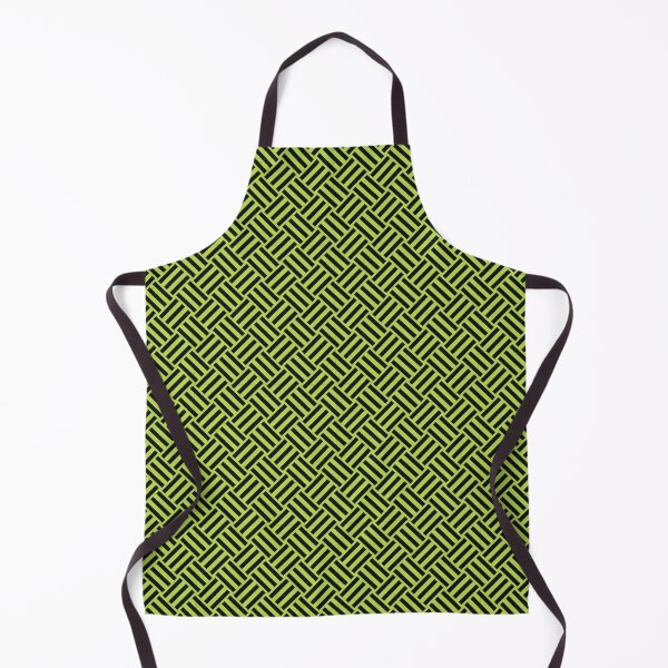 Item preview, Lime and Black basket weave designed and sold by pattern-archive.