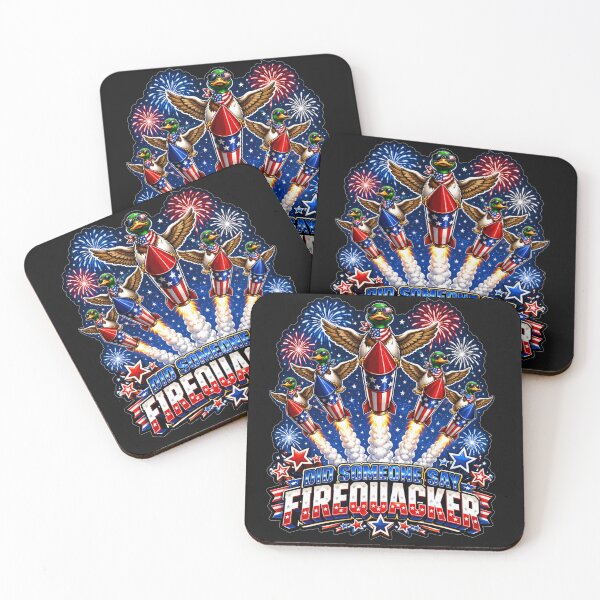Item preview, Did Someone Say Firequacker Patriotic Duck Formation 4th of July Funny Gift designed and sold by Nightarel.