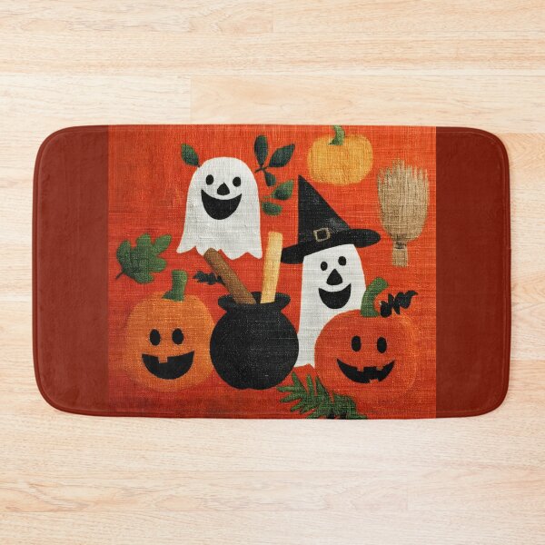 Item preview, Cute Halloween Ghosts and Jack-o'-Lanterns designed and sold by colorful-white.