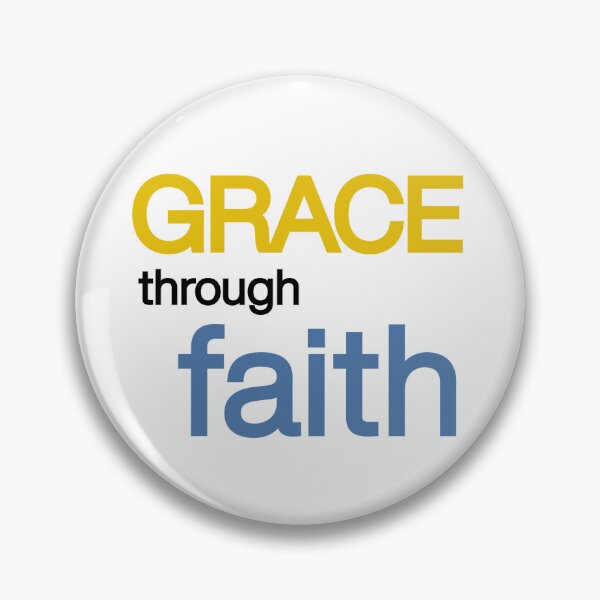 Item preview, Grace through Faith White Christian T Shirt Ephesians 2:8 Bible verse Unisex Christian Merch designed and sold by ThreadsbyJony.