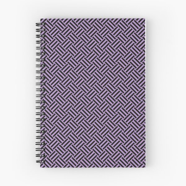 Item preview, Purple and Black basket weave designed and sold by pattern-archive.